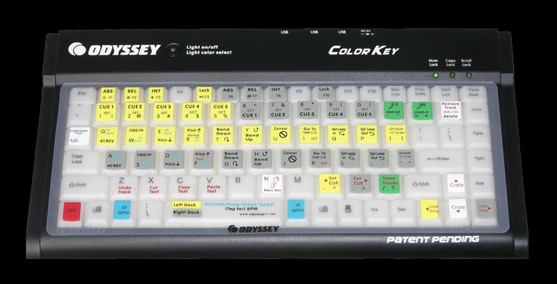Odyssey Controlskin Colorkey Keyboard Shortcut Skin New