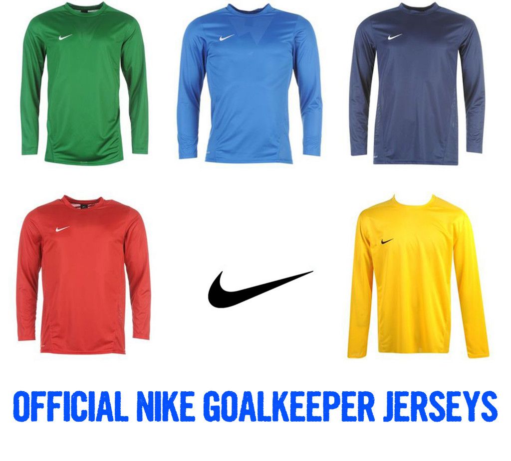 Nike Goalkeeper Mens Match Soccer Football Jersey Shirt Top Long