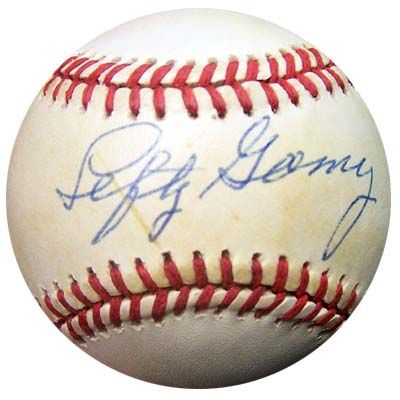 Lefty Gomez Autographed Signed Al Baseball PSA DNA J80235