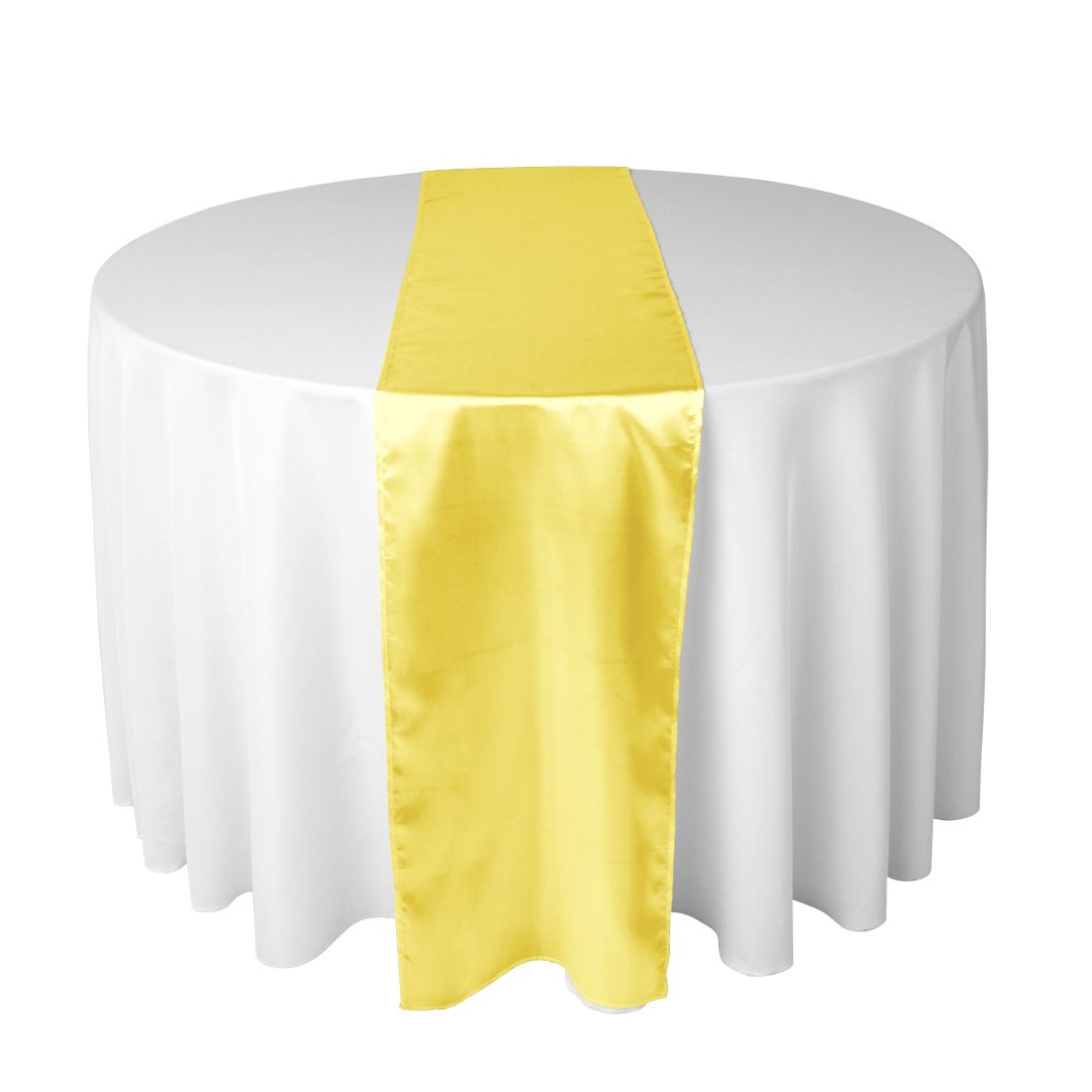 14 x 108 in Satin Table Runner for Wedding Reception or Shower