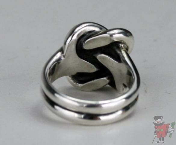 James Avery Bold Love Knot Sterling Silver Ring Size 7 5