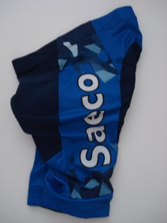 New Size Medium M Saeco Blue Team Cycling Road Bike Regular Shorts 50