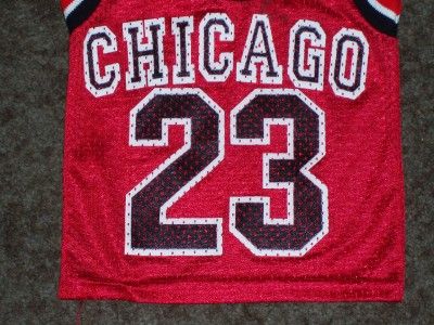 Vtg Chicago Bulls Michael Jordan Basketball Jersey Toddler Youth XS
