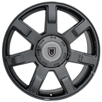 22 Fits Cadillac Escalade Style Wheel Rim Black Chrome 22x9