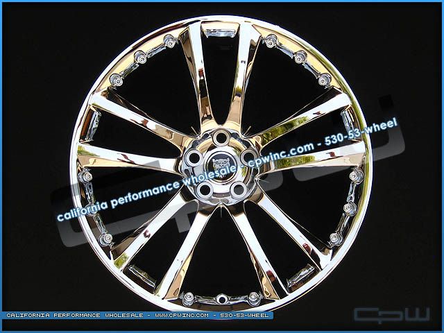 Jaguar XF Chrome Wheels Rims Senta II 20 Fits All 2007 2012 Models