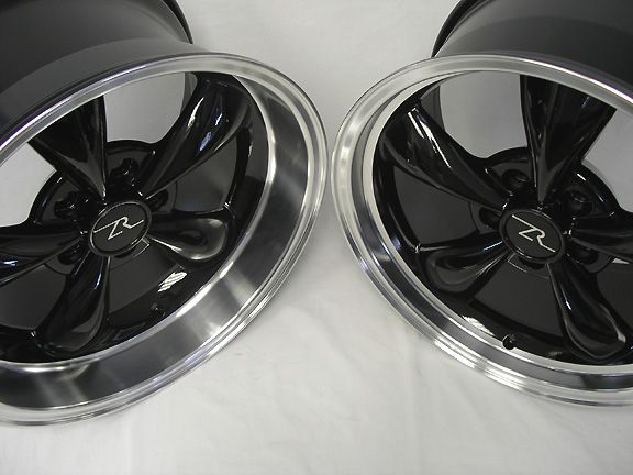 Mustang ® Black Bullitt Wheels 17x9 & 17x10.5, 17 inch Rims 94 04