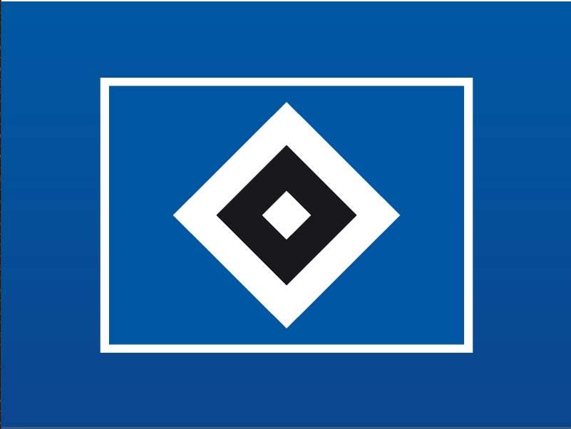 HSV Aufkleber Sticker Hamburger SV Wandsticker Dekosticker 20 x 15 cm