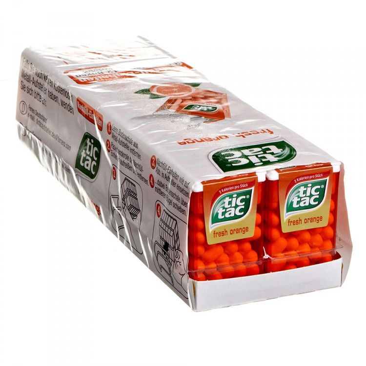 33,41 EUR/kg) Tic Tac fresh Orange Dragées 36 Packungen à 18g