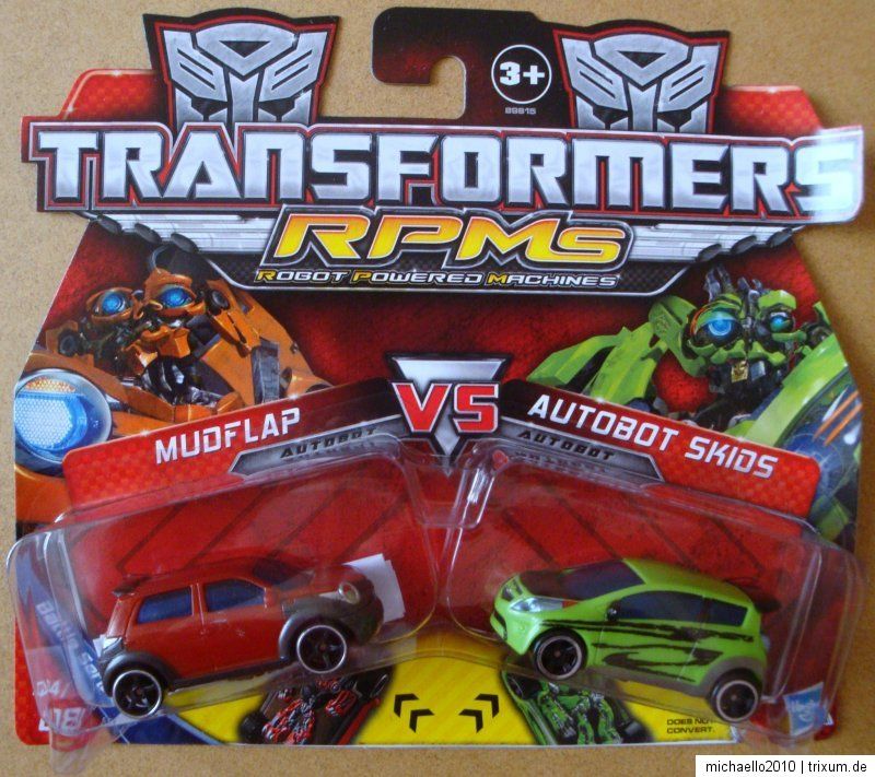 HASBRO® 89815 Transformers RPM´s Mudflap Vs. Autobot Skids NEU TOP