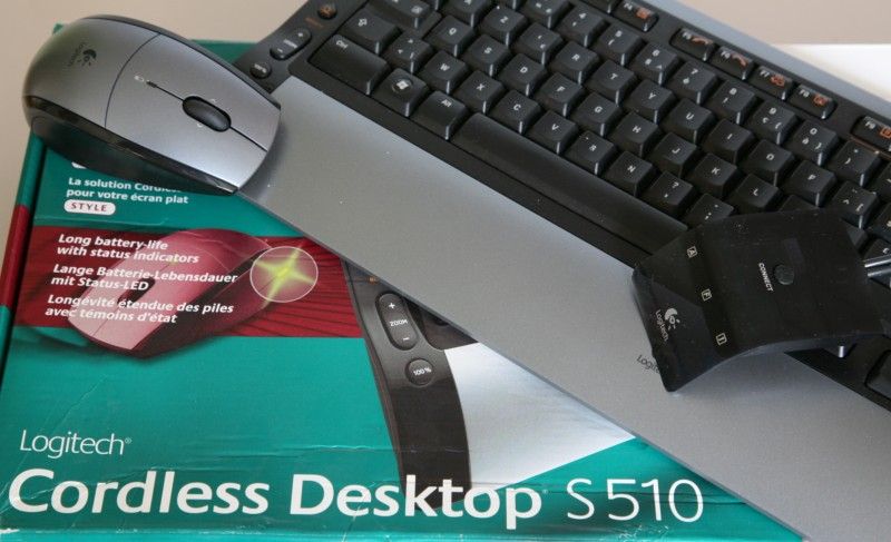 Logitech Cordless Desktop S 510 / S510 / S 510 Wireless Tastatur und