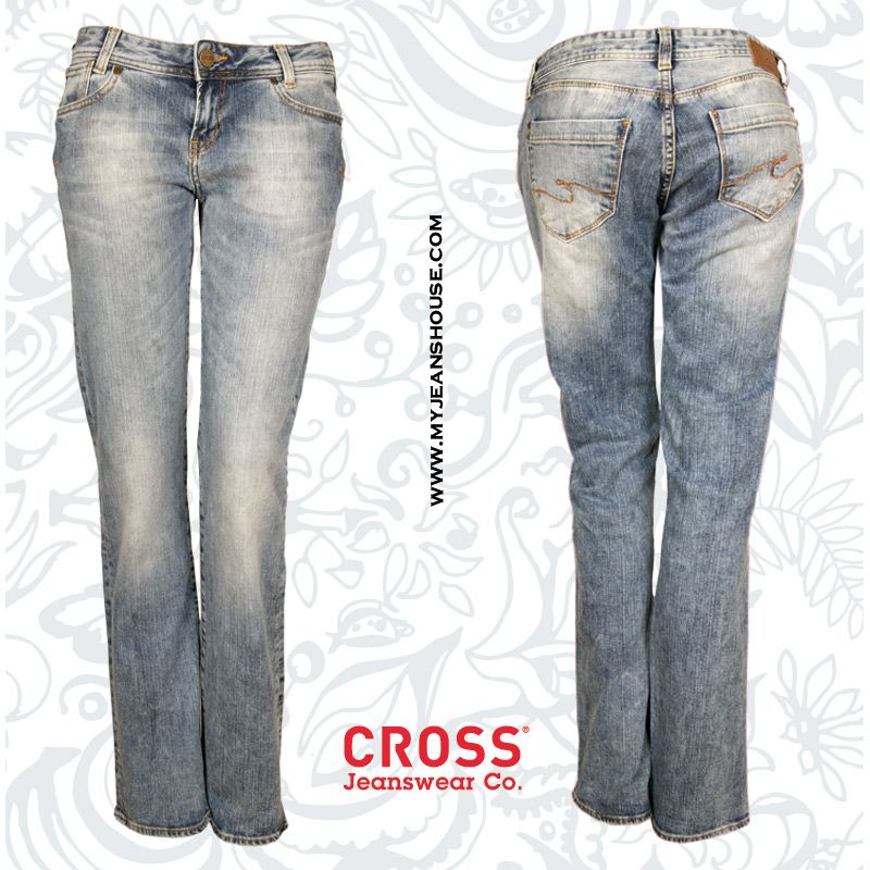 Cross Jeans Carmen 409 079 hellblaue Damenjeans mit Waschung gerade