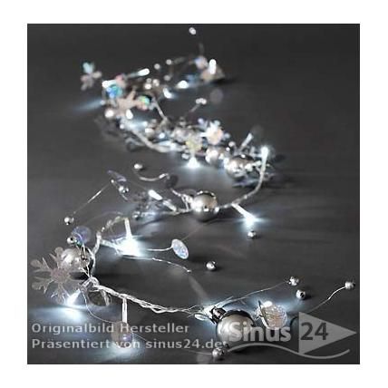 Gnosjoe Konstsmide 3189 903 Lichterkette Flocken LED Schneekristalle