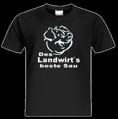 LANDWIRT T Shirt Des Bauern beste Sau Schlepper Bulldog Oldi 10 781