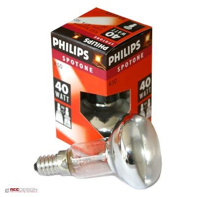 Philips Reflektor Gluehbirne Spotone R50 40W 40 Watt Gluehlampe