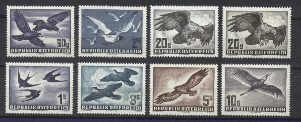 Österreich Nr. 955/956 968x/968y 984/987 postfrisch