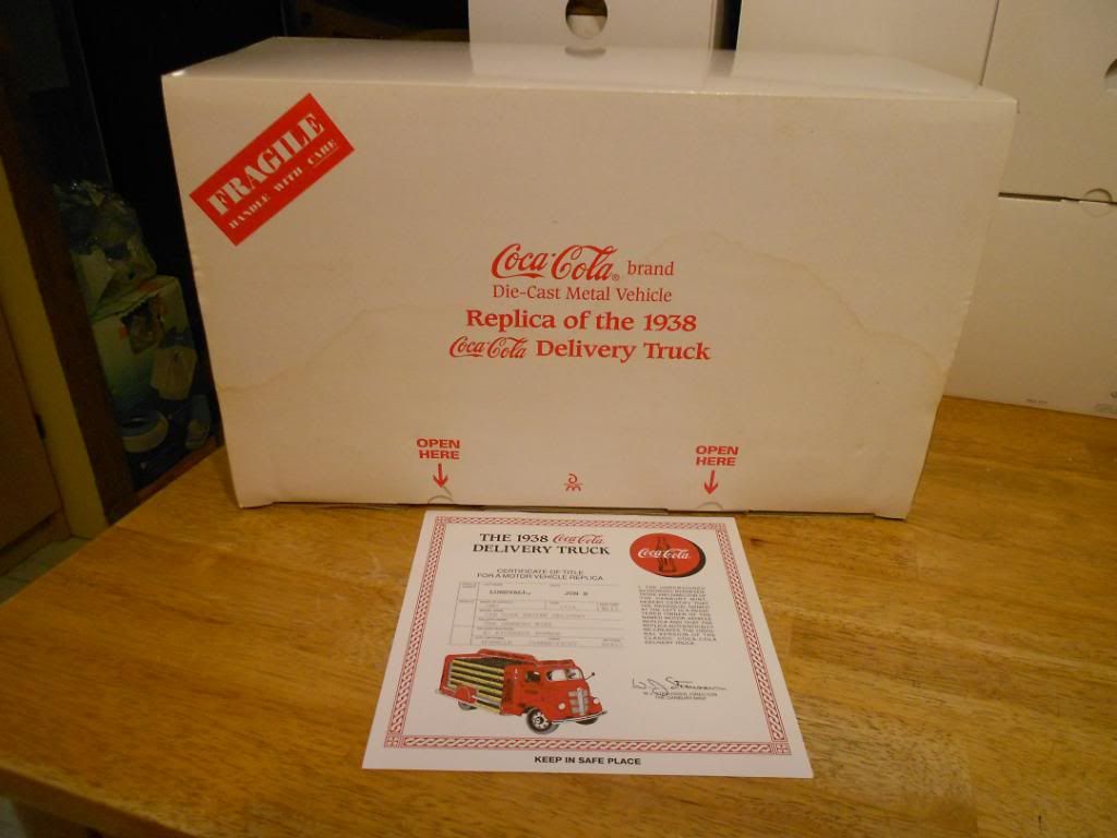 Diecast 1 24 1938 GMC Cab Over Engine Delivery Truck Coca Cola